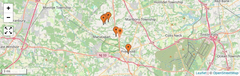 Related schools map