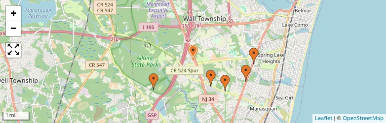 Related schools map