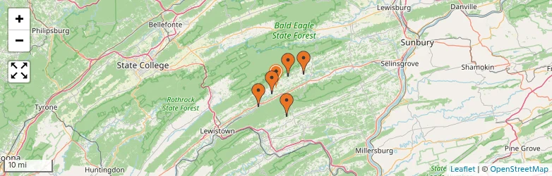 Related schools map