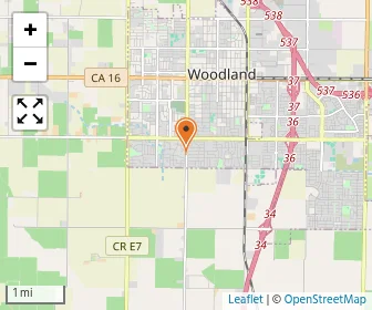 Map of Woodland Christian School