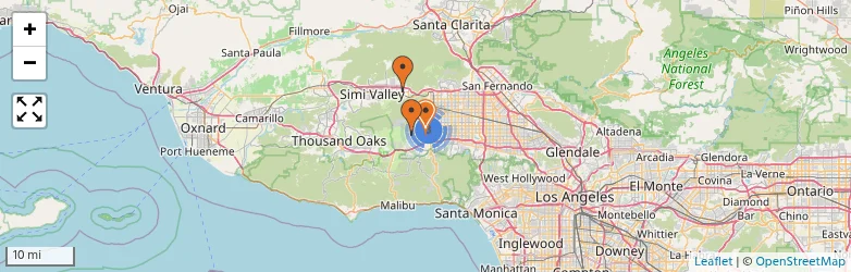 Related schools map