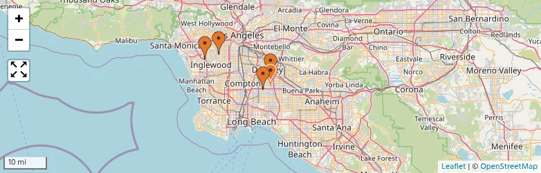 Related schools map