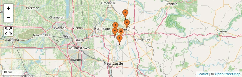 Related schools map