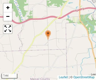 Map of Deer Run Amish School