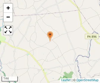 Map of Fishers Amish School
