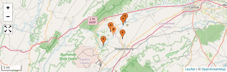 Related schools map