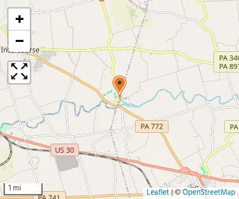 Map of New Milltown Amish Parochial School