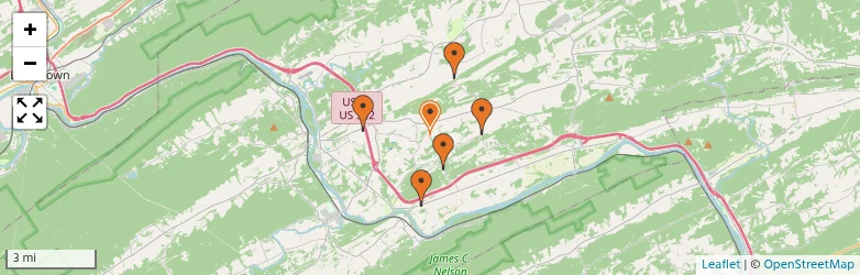 Related schools map