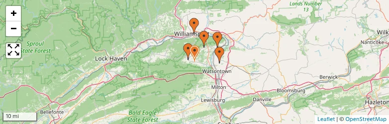Related schools map