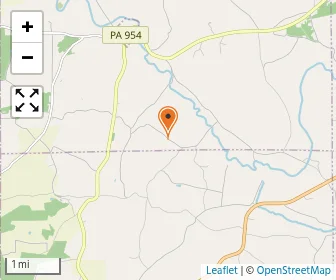 Map of Stony Flat Amish School