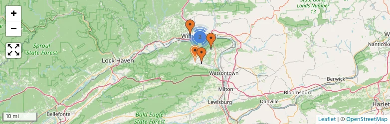 Related schools map