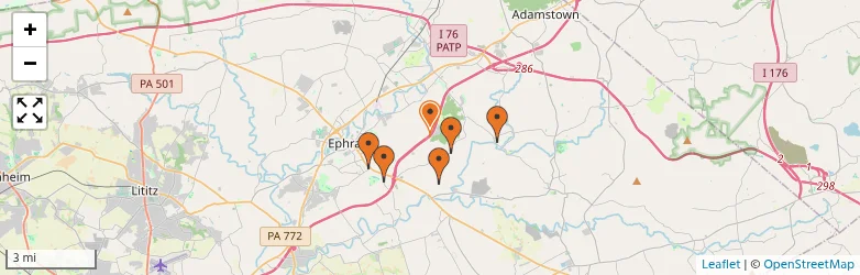 Related schools map