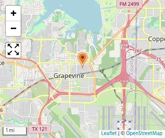 Map of Grapevine Faith Christian School