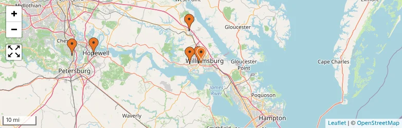 Related schools map