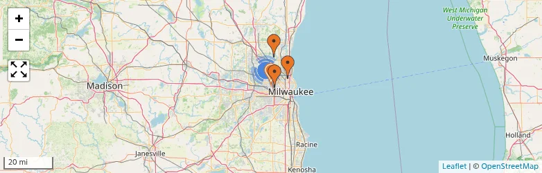 Related schools map