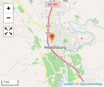 Map of Healdsburg Montessori School