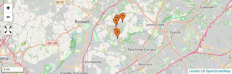 Related schools map