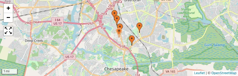 Related schools map