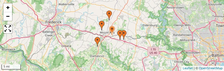 Related schools map