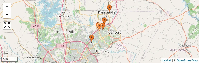 Related schools map