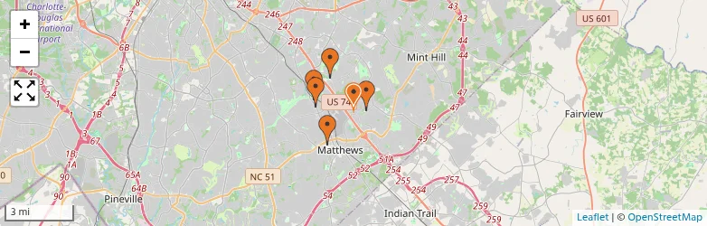 Related schools map