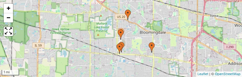 Related schools map
