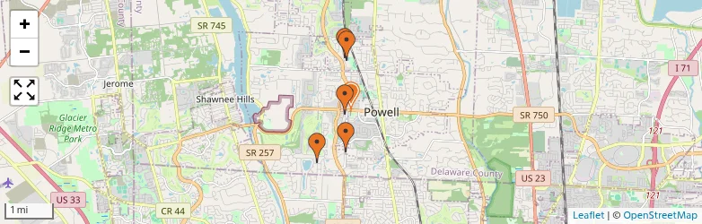 Related schools map
