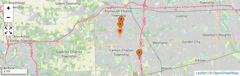 Related schools map