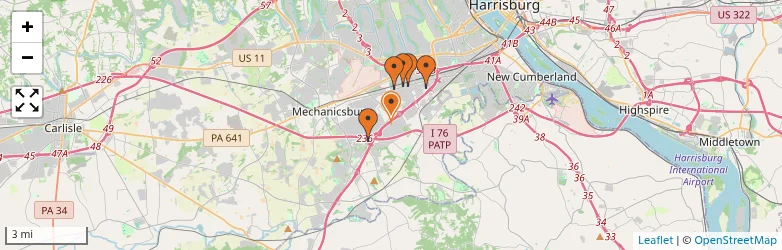Related schools map
