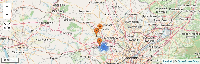 Related schools map