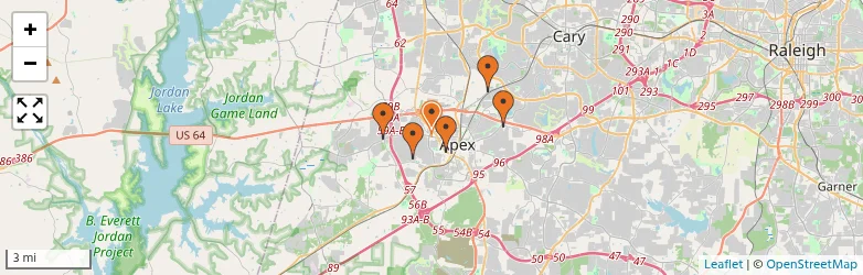 Related schools map
