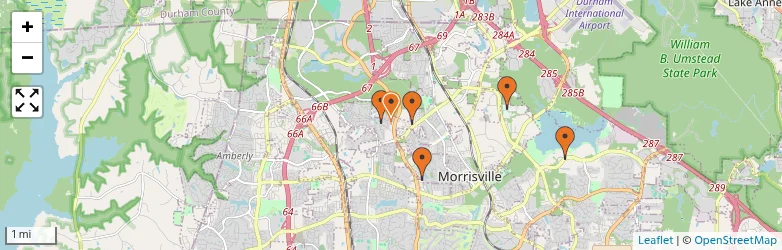 Related schools map