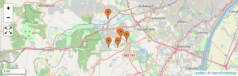 Related schools map