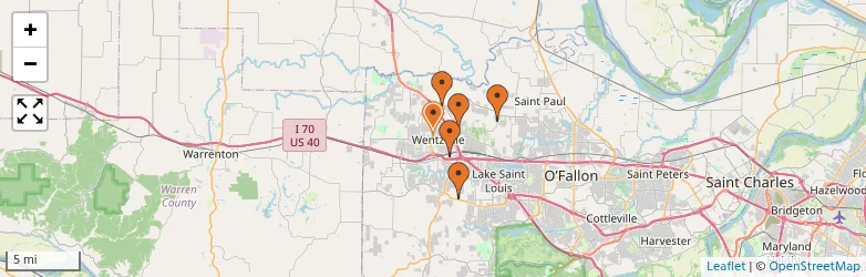 Related schools map