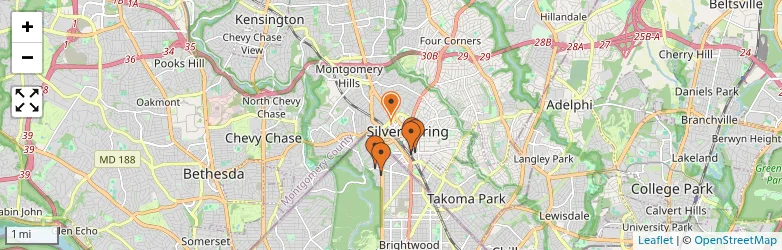 Related schools map