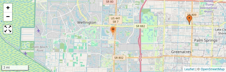 Related schools map