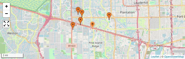 Related schools map