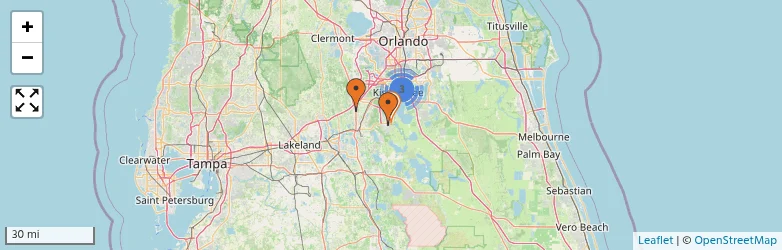 Related schools map