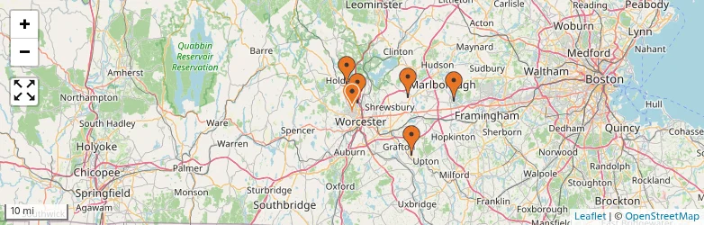 Related schools map