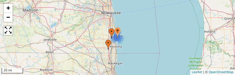 Related schools map