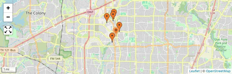 Related schools map