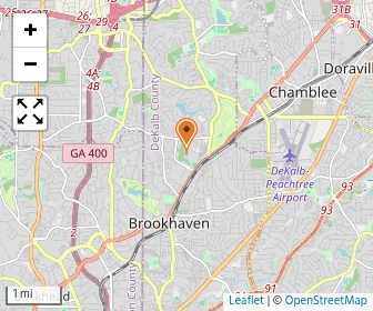 Map of The Piedmont School Of Atlanta