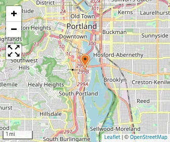 Map of Healthy Starts Children's Center at OHSU