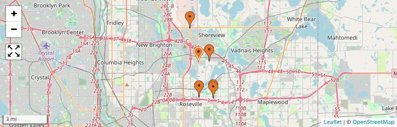 Related schools map