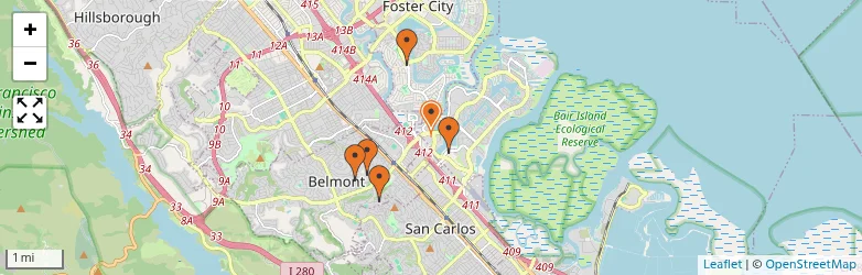 Related schools map