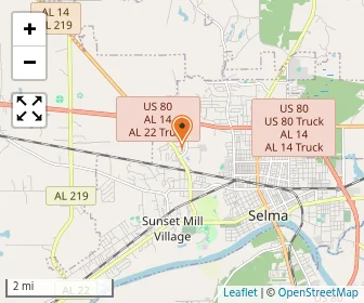 Map of Ellwood Christian Academy