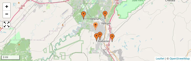 Related schools map