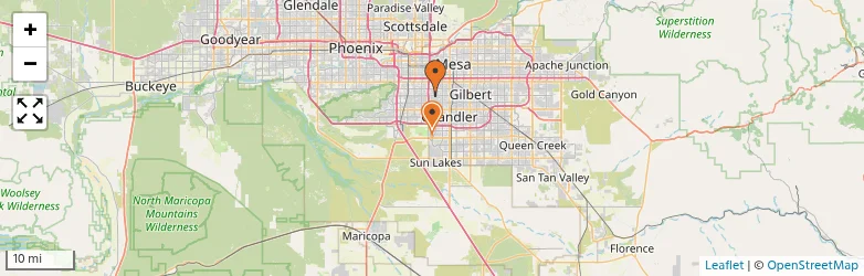 Related schools map