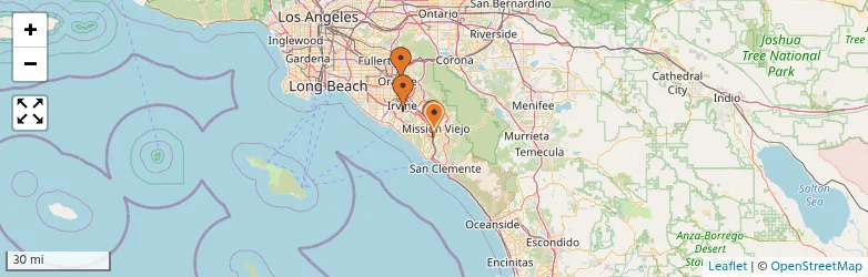 Related schools map