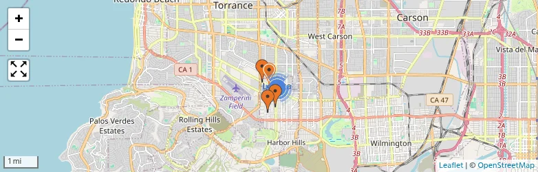 Related schools map